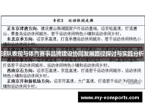 球队表现与体育赛事品牌建设协同发展路径探讨与实践分析