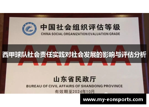 西甲球队社会责任实践对社会发展的影响与评估分析 西甲球队社会责任实践对社会发展的影响与评估分析